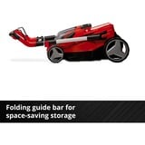 EINHELL RASARRO Cortacésped manual Batería Negro, Rojo rojo/Negro, Cortacésped manual, 450 m², 38 cm, 2,5 cm, 7,5 cm, 45 L