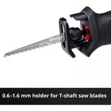 EINHELL Sierra sable universal inalámbrica Power X-Change TE-AP 18/13 Li - Solo, 18 Voltios, Sierra de sable rojo/Negro