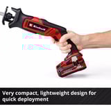 EINHELL Sierra sable universal inalámbrica Power X-Change TE-AP 18/13 Li - Solo, 18 Voltios, Sierra de sable rojo/Negro