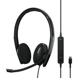 EPOS ADAPT 160T USB-C II, Auriculares con micrófono negro