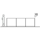 Easy Camp Huk parabrisas, Protección del viento y visibilidad gris