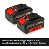 Einhell 4512042 cargador y batería cargable negro/Rojo, Ión de litio, 18 V, Negro, Rojo, 200-260 V, 50/60 Hz, Ión de litio