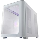 FSP S380-WA Carcasa Mini Tower mITX, mATX Blanco ARGB, Cajas de torre blanco, mATX Blanco ARGB, Micro Torre, PC, Blanco, micro ATX, Mini-ITX, SPCC, Vidrio templado, Juego