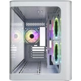 FSP S380-WA Micro Torre Blanco, Cajas de torre blanco, Micro Torre, PC, Blanco, micro ATX, Mini-ITX, SPCC, Vidrio templado, Juego
