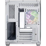 FSP S380-WA Micro Torre Blanco, Cajas de torre blanco, Micro Torre, PC, Blanco, micro ATX, Mini-ITX, SPCC, Vidrio templado, Juego