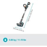 GARDENA Limpiador múltiple a batería AquaBrush Universal 18V P4A solo, Detergentes para suelos duros gris/Turquesa