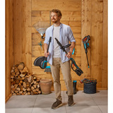 GARDENA Recortadora de césped a batería PowerTrim 30/18V P4A, Cortabordes gris/Turquesa