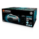 GARDENA smart SILENO life Robot cortacésped Batería Negro, Azul, Gris gris/Turquesa, Robot cortacésped, 1000 m², 22 cm, 2 cm, 5 cm, Tracción en ruedas traseras