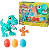 Hasbro Dino Crew Crunchin' T-Rex Set de utensilios para jugar con plastilina 572 g Multicolor 1 pieza(s), Modelado Set de utensilios para jugar con plastilina, Multicolor, Niño, 5 pieza(s), 3 Colores, 3 año(s)