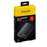 Intenso 2,5" Memory Case disco duro externo 4000 GB Negro, Unidad de disco duro negro, 5" Memory Case, 4000 GB, 2.5", 3.2 Gen 1 (3.1 Gen 1), 5400 RPM, Negro