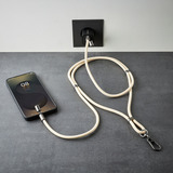 Intenso Cell Phone Charging Lanyard 7991001, Cable beige