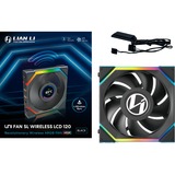 Lian Li UNI FAN SL120 LCD Wireless, Ventilador negro