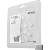 Lindy 40439 bloqueador de puerto USB Tipo C Blanco 10 pieza(s), Seguridad blanco, USB Tipo C, Blanco, 10 pieza(s)
