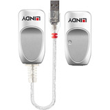 Lindy Extensor USB 1.1 Cat.6 plateado