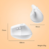 Logitech 910-006477, Ratón blanco