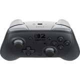 Nintendo Switch 2 Pro Controller Negro Bluetooth Gamepad Analógico/Digital Nintendo Switch 2 negro, Gamepad, Nintendo Switch 2, Capture button, Cruceta, Botón de inicio, Analógico/Digital, Inalámbrico, Bluetooth