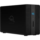 OWC Gemini Thunderbolt Dock y carcasa de almacenamiento RAID de doble bahía, Caja de unidades negro