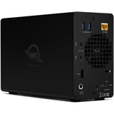 OWC Gemini Thunderbolt Dock y carcasa de almacenamiento RAID de doble bahía, Caja de unidades negro