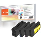 Peach PI300-998 cartucho de tinta 4 pieza(s) Compatible Rendimiento estándar Negro, Cian, Magenta, Amarillo Rendimiento estándar, 30 ml, 14 ml, 880 páginas, 4 pieza(s), Multipack