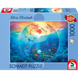 Schmidt Spiele Silvia Christoph: Yin & Yang en el reino de los animales marinos, Puzzle 