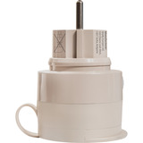 Shelly Outdoor Plug S Gen3, Toma de corriente con interruptor moca