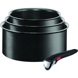 Tefal Ingenio 5 Expertise L65095 kit de cacerolas 3 pieza(s), Conjunto de ollas negro, Negro, Acero inoxidable, Titanio, Negro, 260 °C, Desmontable