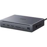 UGREEN Maxidok 10-in-1 Thunderbolt 5 Acoplamiento, Estación de acoplamiento plateado, Acoplamiento