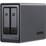 UGREEN NASync DXP2800 NAS System 2-Bay Compacto Intel® N N100 8 GB DDR5 0 TB UGOS Pro Negro NAS, Compacto, Intel® N, N100, 8 GB, DDR5