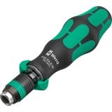 Wera Kraftform Kompakt 838 RA-R M Imperial Set 1, con función de trinquete, Conjuntos de bits negro/Verde