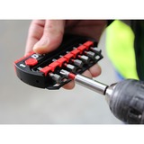 Wiha Juego de puntas BitBuddy TY-Bits 49mm, 7 piezas, Conjuntos de bits negro/Rojo