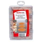 fischer Ayudantes prácticos, encolar y unir con espigas planas, Pasador haya