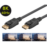 goobay Cable DisplayPort 1.4 macho > DisplayPort macho negro