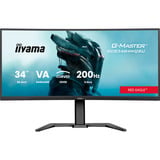 iiyama G-Master GCB3484WQSU-B2, Monitor de gaming negro, 86,4 cm (34"), 3440 x 1440 Pixeles, UltraWide Quad HD, Negro