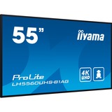 iiyama ProLite LH5560UHS-B1AG, Pantalla de gran formato negro