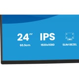 iiyama X2492HSU-B1, Monitor LED negro (mate)
