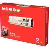 ADATA MARS 980 PRO 2 TB M.2 PCI Express 5.0 NVMe 3D NAND, Unidad de estado sólido 2 TB, M.2, 14000 MB/s