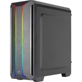 Aerocool Skyline ARGB Midi Tower Negro, Cajas de torre negro, Midi Tower, PC, Negro, ATX, micro ATX, Mini-ITX, ABS, SPCC, 15,5 cm