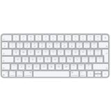 Apple Magic teclado USB + Bluetooth Inglés Aluminio, Blanco plateado/blanco, 60%, USB + Bluetooth, Aluminio, Blanco