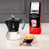 Bialetti 0006936/NP, Cafetera espresso negro/Plateado