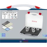 Bosch 2608599037 Kit frese a secco diamantate 5 parti 1 pz. Cortador, Conjuntos de brocas Cortador, Piedra, Azulejo, Bosch, Plata, 5 pieza(s)