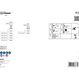 Bosch 2608599037 Kit frese a secco diamantate 5 parti 1 pz. Cortador, Conjuntos de brocas Cortador, Piedra, Azulejo, Bosch, Plata, 5 pieza(s)