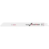 Bosch Hojas de sierra sable S 1122 VF Flexible para madera y metal, 25 piezas, Hoja de sierra 