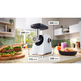 Bosch MFWS420W, Picadora de carne blanco