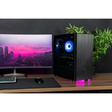 Cooler Master MasterBox MB600L V2 Midi Tower Negro, Cajas de torre negro, Midi Tower, PC, Negro, ATX, micro ATX, Mini-ITX, Plástico, Acero, Vidrio templado, 16,1 cm