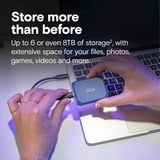 Crucial X10 Portable SSD 4 TB, Unidad de estado sólido azul