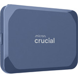 Crucial X10 SSD portátil 4 TB, Unidad de estado sólido azul