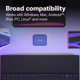 Crucial X10 SSD portátil 4 TB, Unidad de estado sólido azul