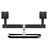 Dell Pro Dual-Monitorstandfuß MDS26, Soporte de monitor negro/Plateado