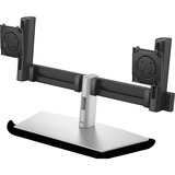 Dell Pro Dual-Monitorstandfuß MDS26, Soporte de monitor negro/Plateado