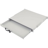 Digitus Cajón para teclado para armarios de red y de servidor, Almacenamiento de información gris, Gris, 25 kg, 1U, Turquía, 48,3 cm (19"), 3,5 kg